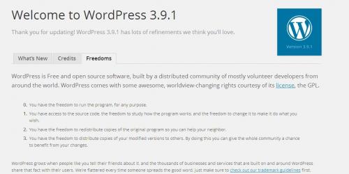 WordPress Versión 3.9.1